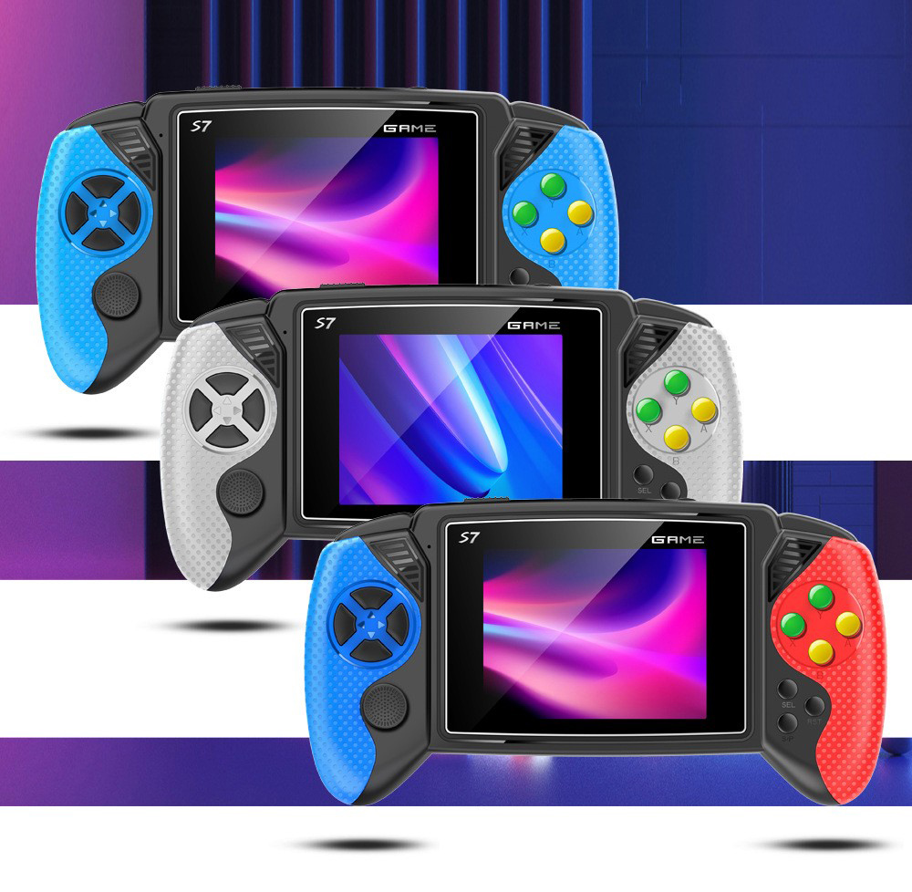 Retro Gaming Console Handheld - S7 レトロハンドヘルドゲーム機 3.5インチ液晶画面 620ゲーム搭載 ゲーム機 充電式