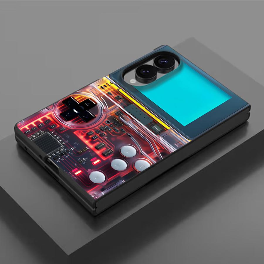 Retro Gaming Phone - レトロゲーム機風スマホケース サムスン Galaxy ZFold Wide Z