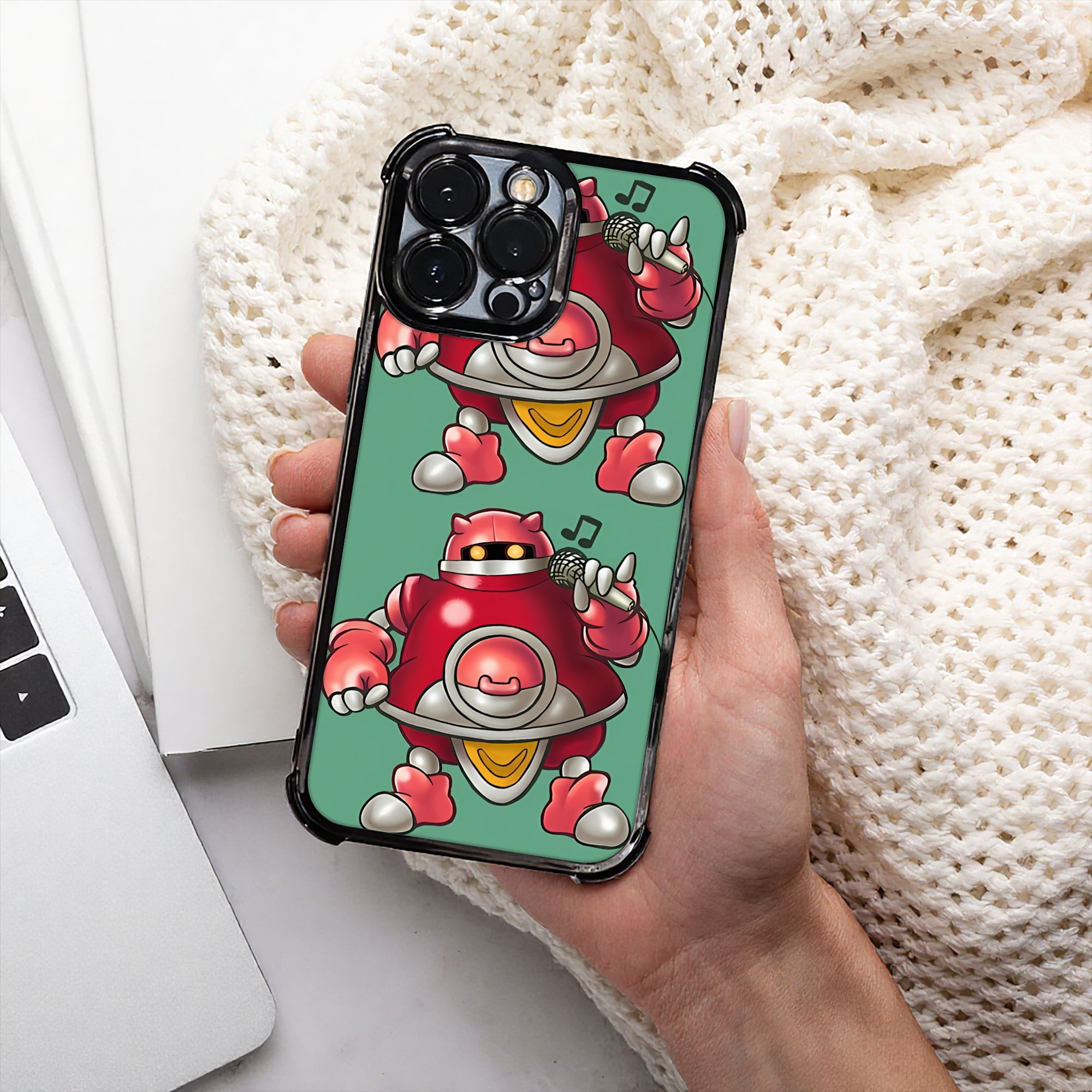 Retro Gaming Phone - レトロゲーム風スマホケース C-クロノトリガー メッキ加工 各種機種対応