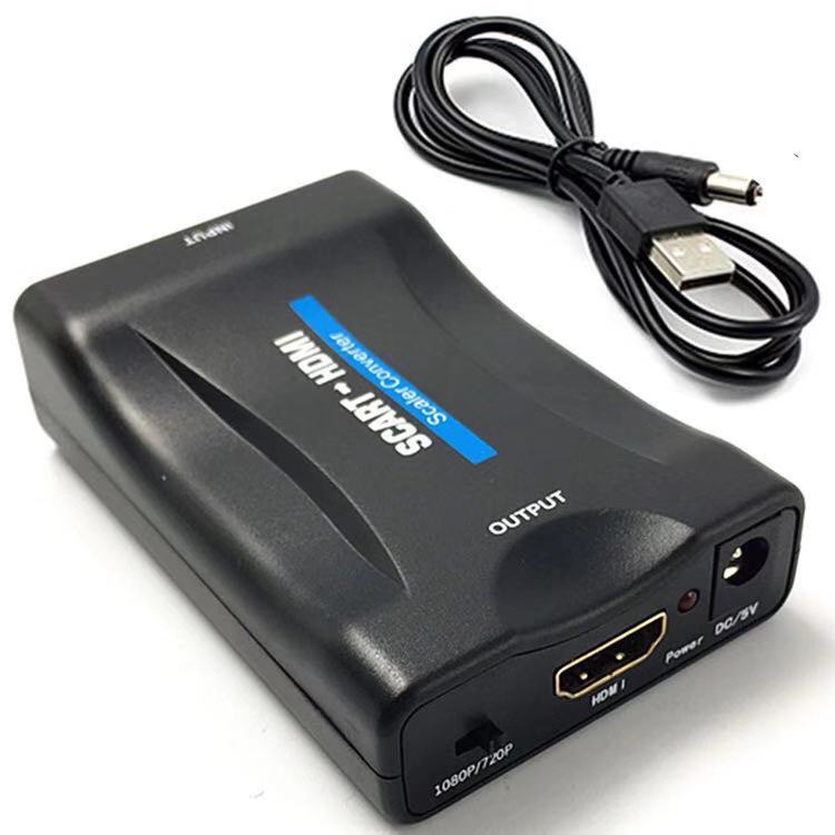 SCART to HDMI互換コンバーター 1080P ビデ - Scart To Hdmi のレビューと価格
