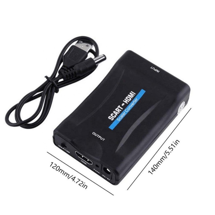 SCART to HDMI互換コンバーター 1080P ビデ - Scart To Hdmi のレビューと価格