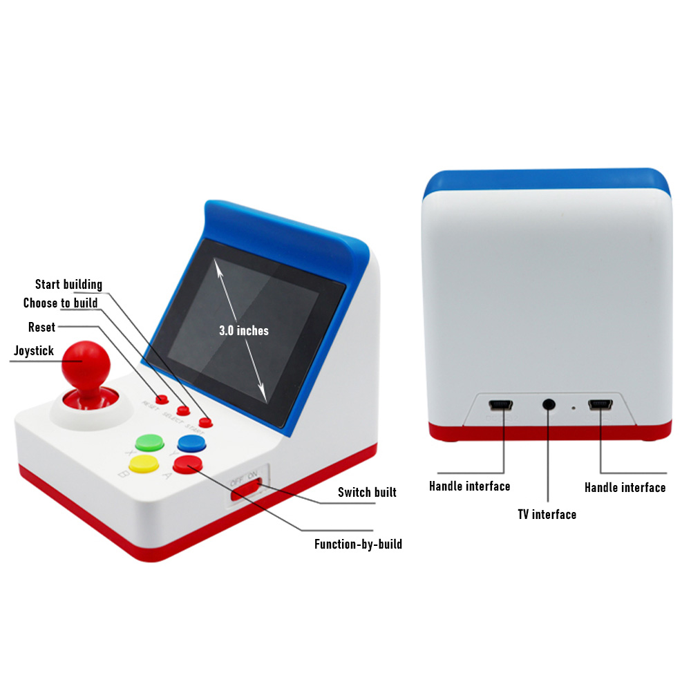360ビデオゲームコンソール,3インチ画面,8ビット,レトロ - Retro Gaming Console のレビューと価格
