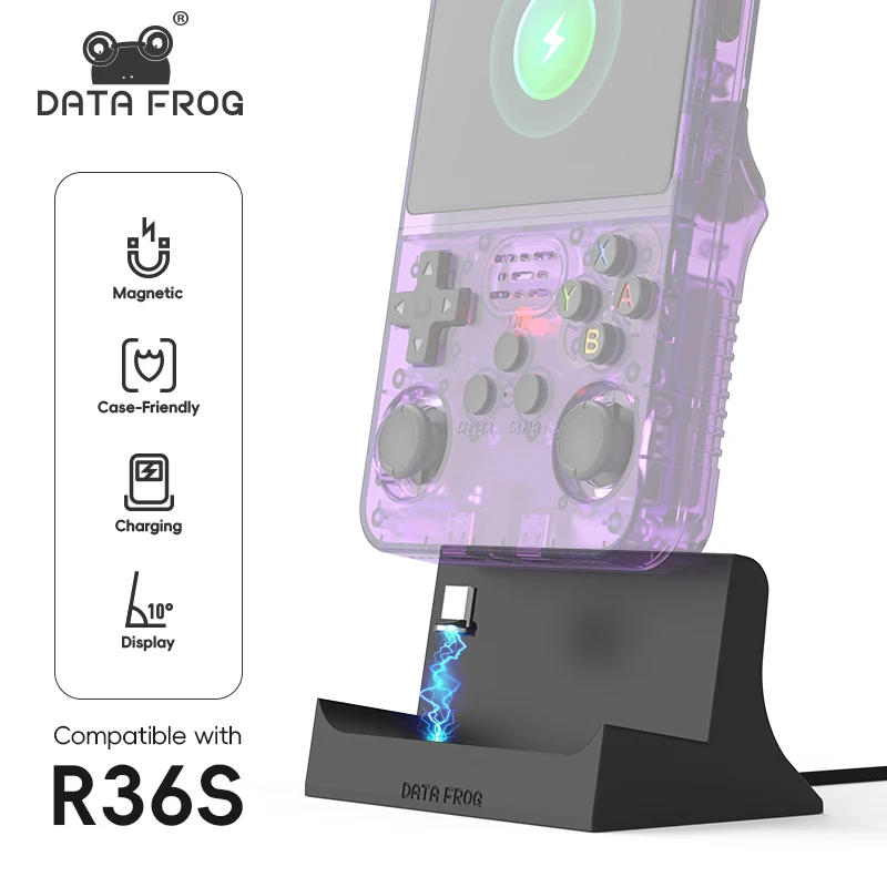 Data Frog R36S充電ドックスタンド、レトロハンド - Retro Gaming Download のレビューと価格