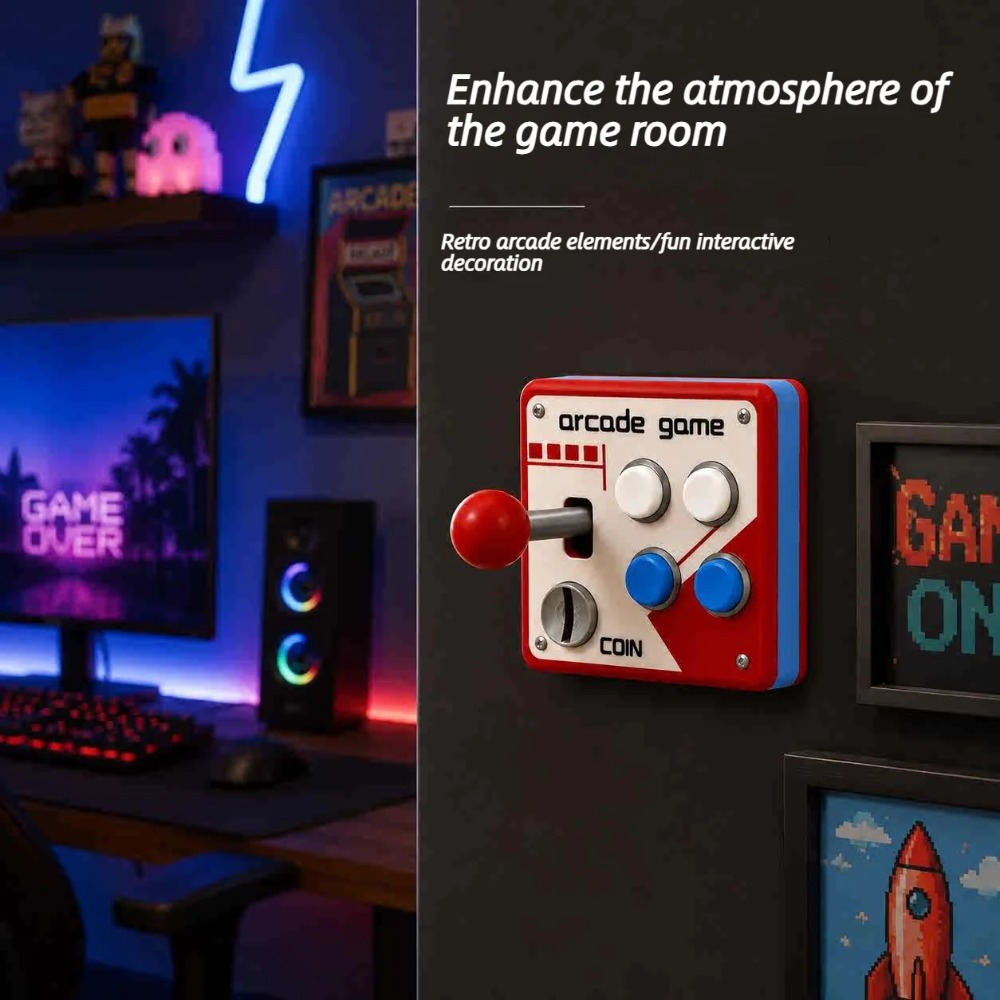 レトロアーケードジョイスティックスイッチプレートカバー、パン - Game Retro Gaming のレビューと価格