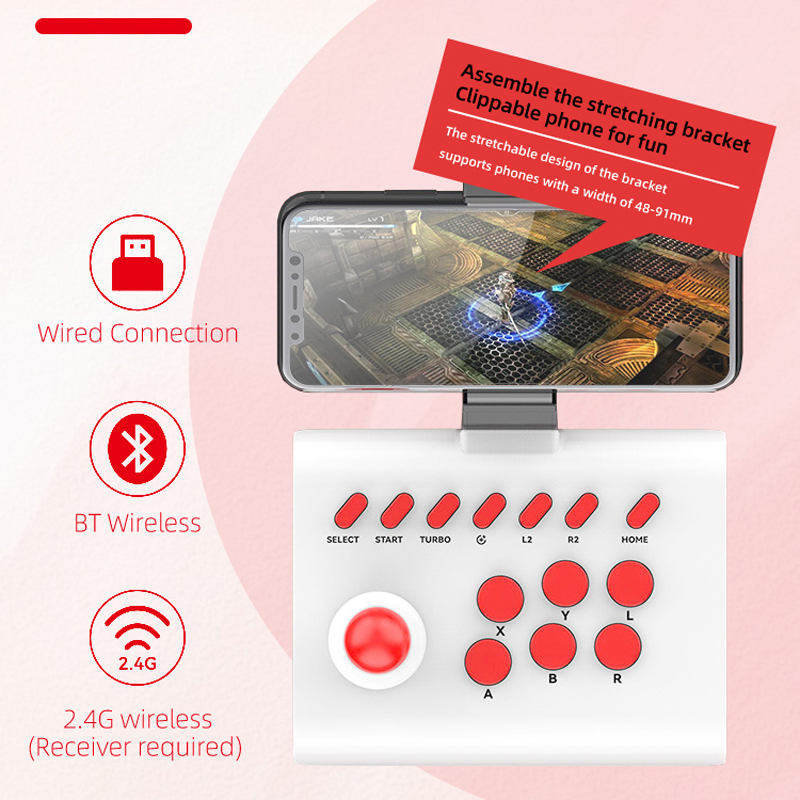 アーケードゲームパッド Bluetoothコントローラー S - Retro Gaming Phone のレビューと価格