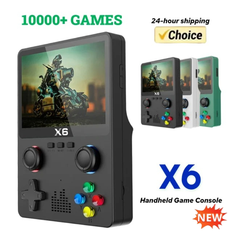 3.5/4インチIPSスクリーンX6レトロポータブルハンドヘ - Retro Gaming X6 のレビューと価格