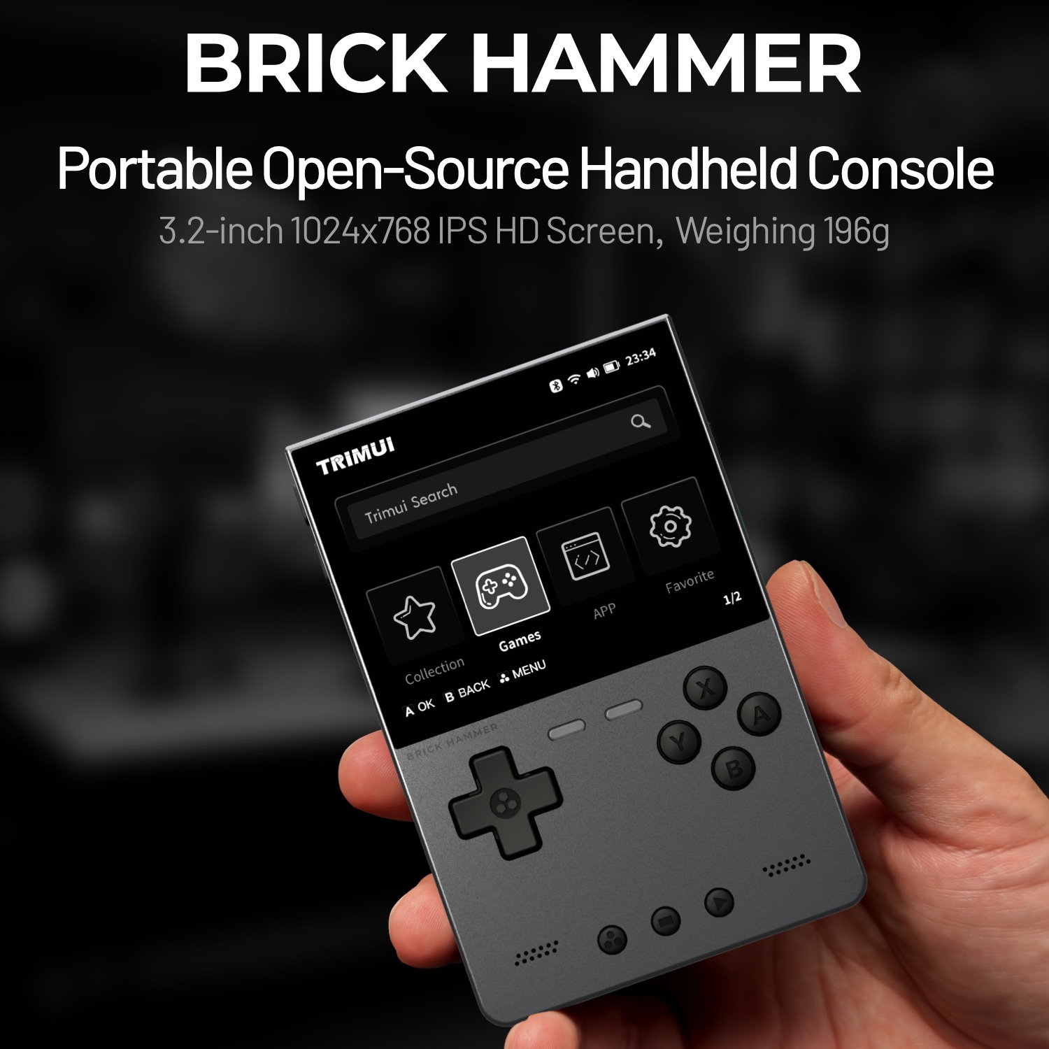 TRIMUI BRICK HAMMER レトロハンドヘルドゲ - Retro Gaming Phone のレビューと価格
