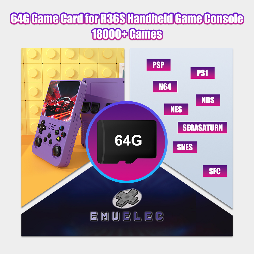 R36SビデオレトロハンドヘルドゲームコンソールEmuELE - Retro Gaming Console Handheld のレビューと価格