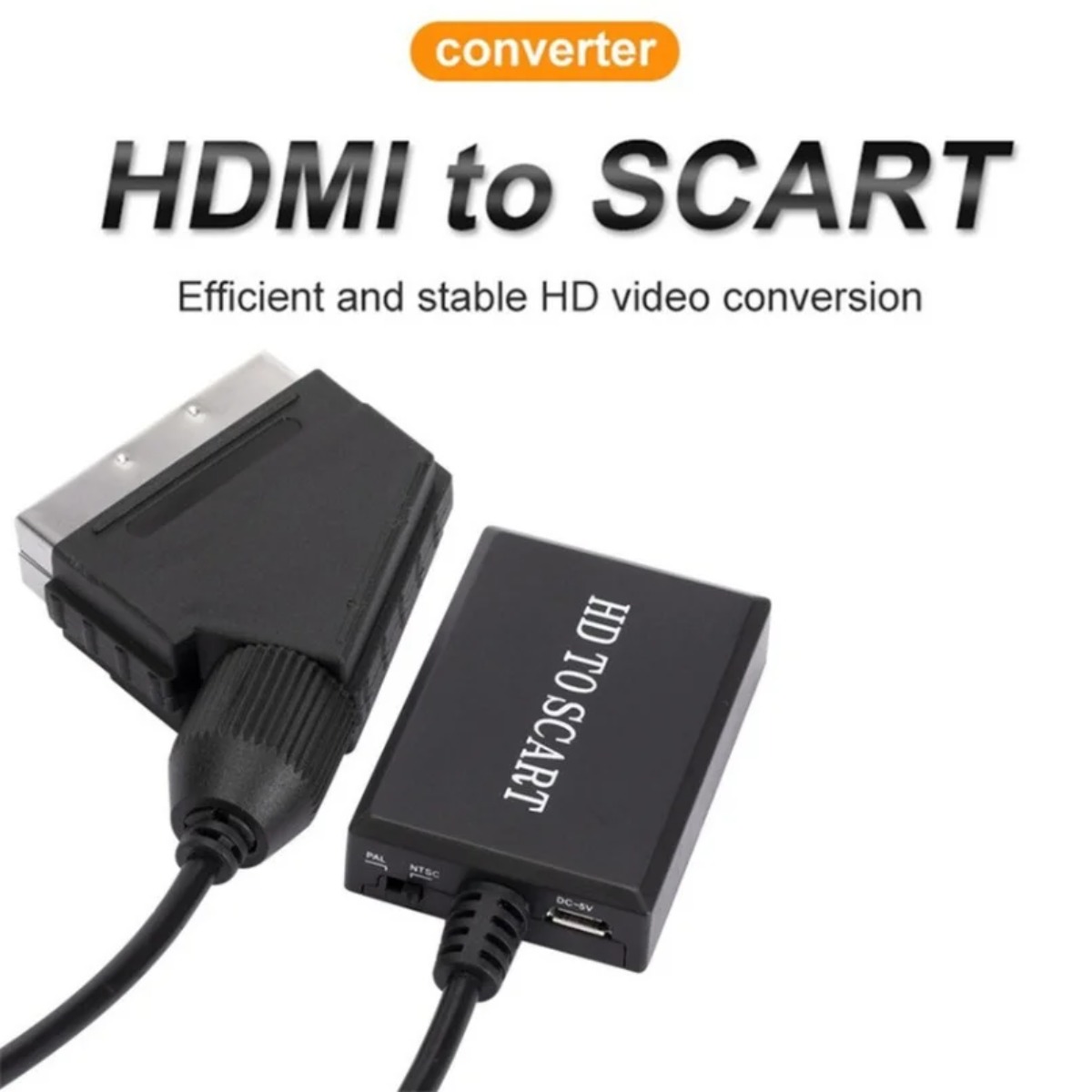 LccKaa 1080P HDMI - SCART変換アダプ - Scart To Hdmi のレビューと価格