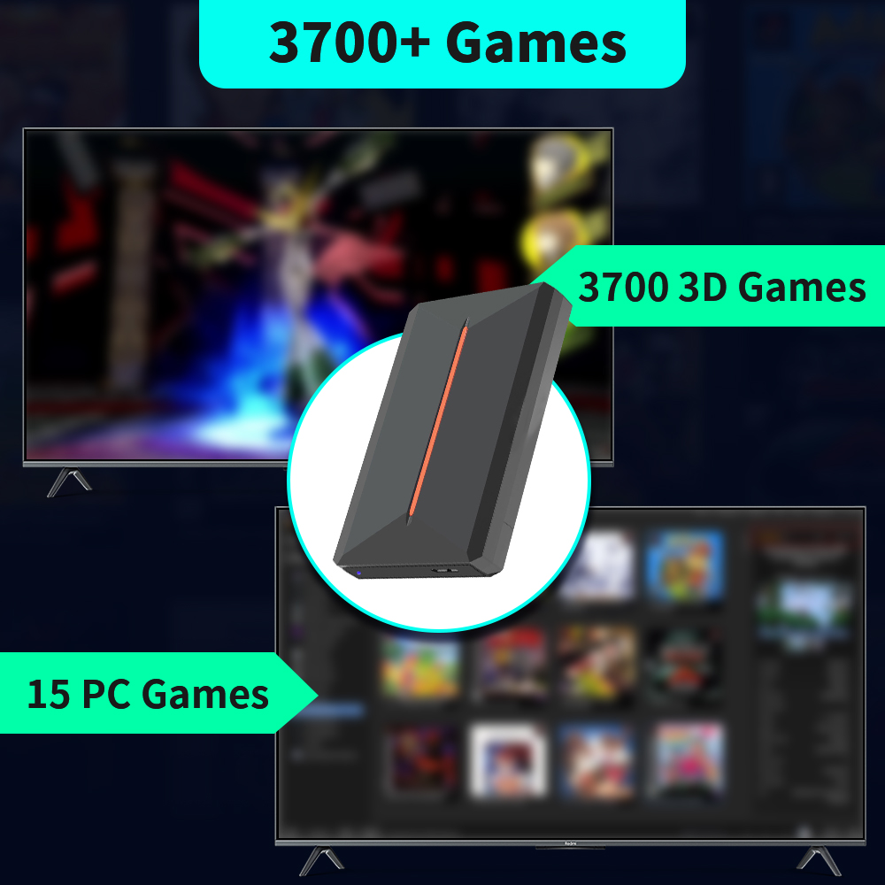 Launchbox-osポータブルHDDレトロゲームコンソー - Retro Gaming Download のレビューと価格