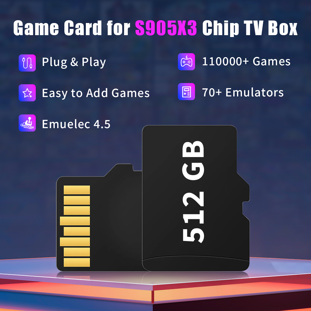 レトロなゲームコンソール,s905x3チップ用のtfカード, - Retro Gaming Console のレビューと価格