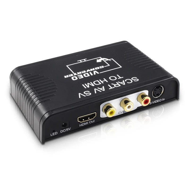 S-ビデオコンポジットav scartからhdmiへのコンバ - Scart To Hdmi のレビューと価格