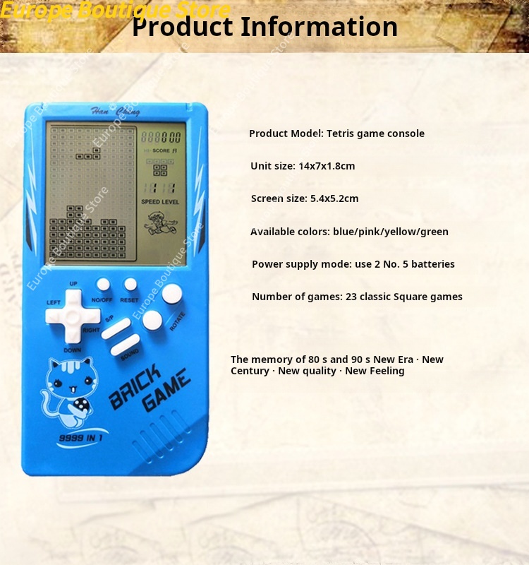 大画面キッズハンドヘルドゲーム機レトロクラシック電子ゲームお - Retro Gaming Console Handheld のレビューと価格