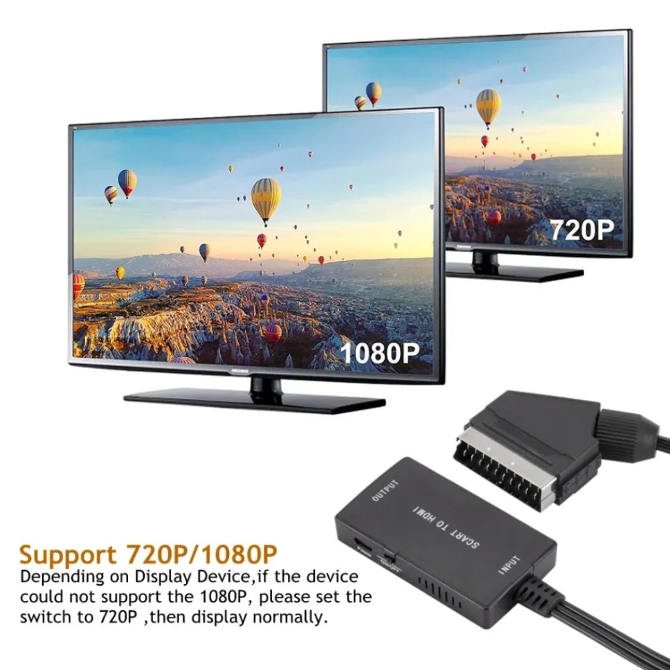 HD1080P SCART to HDMI 互換コンバーター - Scart To Hdmi のレビューと価格